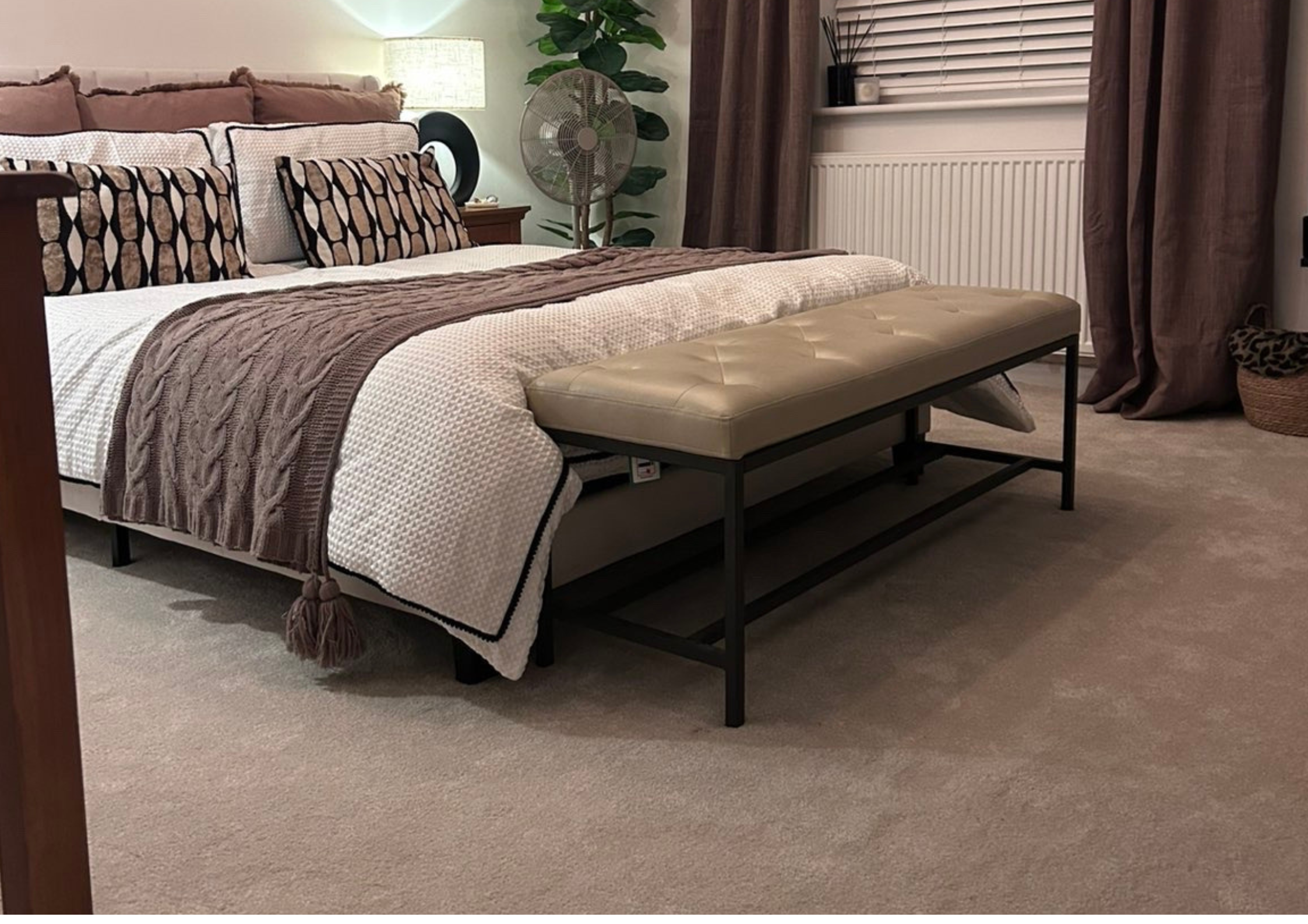 Carpet flooring in a Peterborough home